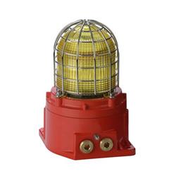 Ex-LED Beacon GNExB2 LD2 230vAC YELLOW LED 1-2Hz GRP/316 IP66 Ex-db-IIC-Gb-T6